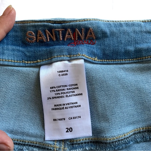 Santana Jeans Women’s Light Blue Plus Size 20 - Picture 5 of 8